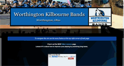 Desktop Screenshot of kilbournebands.org