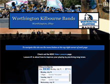 Tablet Screenshot of kilbournebands.org